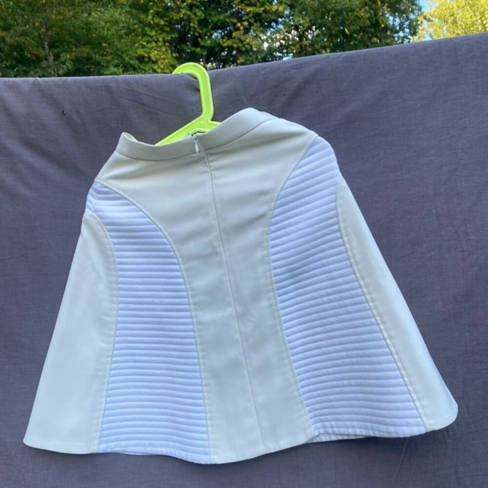 Club Monaco formal White wide A line skirt